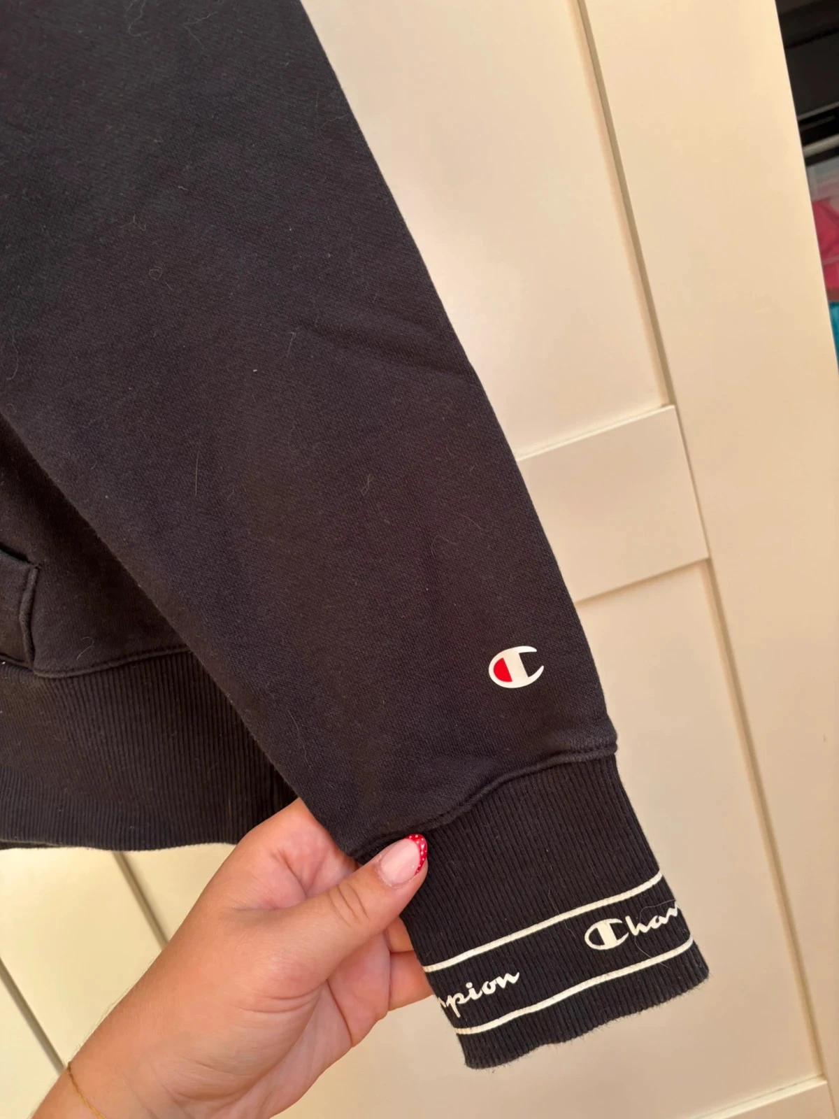 Moletom preto Champion tamanho S – photo 2